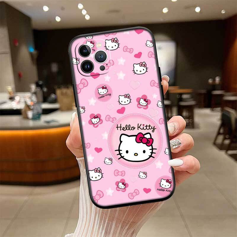 New Hello Kitty Case for Samsung Note 20 10 S25 Plus Ultra Lite FE M20 M21 M30 M31 M51 A11 A26 A51 A52 A53 A56 A70 A71 A72 A73