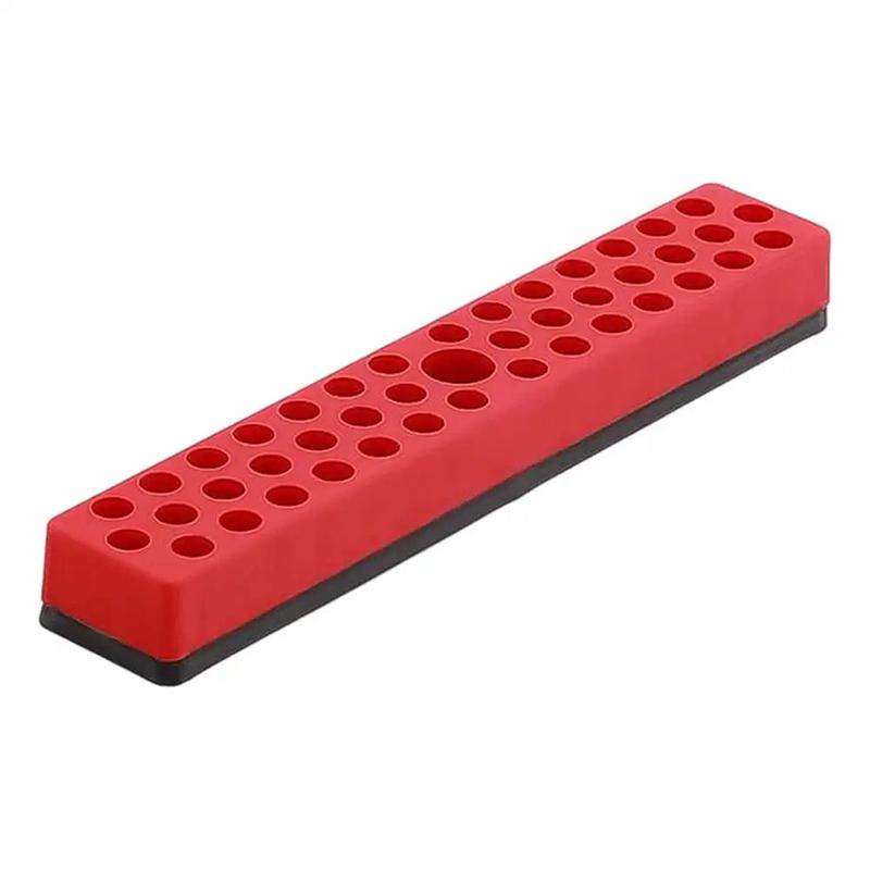 43 Holes Magnetic Hex Bit Holder Organizer For 1/4Inch Screwdriver Bit Storage Organizer Toolboxes Drill Bit Storage Box