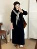 Elegant Plus Size Women's Knitwear Set: Half-High Collar Cardigan & Half Skirt (Winter 2025 Collection)
