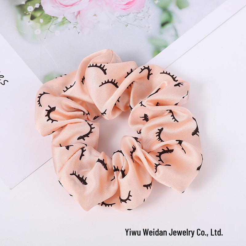 European & American Fashion Silk Hair Ties & Headbands for Women - Customizable Logo