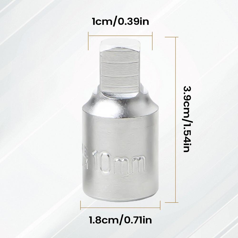 Auto Repair Gearbox Screw Socket Wrench 1 pc Portable Metal Drive Remover Oil Drain Plugs Car Repairing Tools For Car Vehicle
