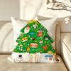Character PPdohk Cushion Cover Pillow Case Antidustmite Pillowcase Silky Short Plush Sofa Cushion Cover hot