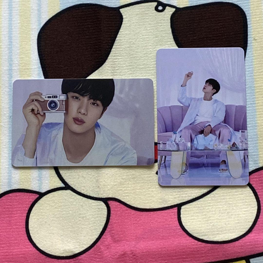 

[USED] BTS Unreleased Lucky Drop JIN BE Korea Limited 2-Piece Trading Card