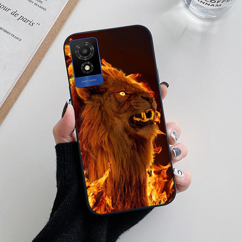 For TCL 501 Case Fashion Soft Silicone Back Cases for TCL 501 T433D Phone Cover TCL501 etui Fundas