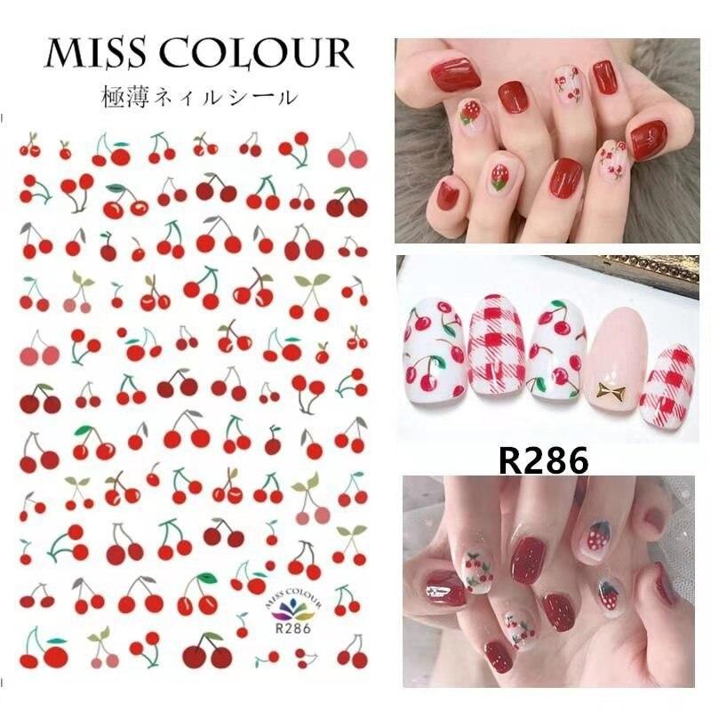 1pc 3D Nail Stickers Spring Summer Natural Flower Leaves Simulation Dried Flower Dragonfly Nail Applique Water Slides Decoration