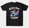 Rizz em mit dem Tism Lustiges Katze Autismus Bewusstsein T-Shirt
