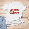 Crazy Hedgehog Lady Funny Hedgehog Unisex T-shirt
