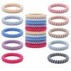 15Pcs/Set Braided Twisted Hair Ties High Elastic Hair Rope New Ponytail Hairbands  Women Girls