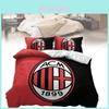 Team Logo Bedding Set With Active Dye Printing And Flannel Weave For Modern Bedroom Decor