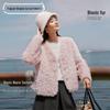 Xiangying Women's Short Plush Faux Fur Jacket