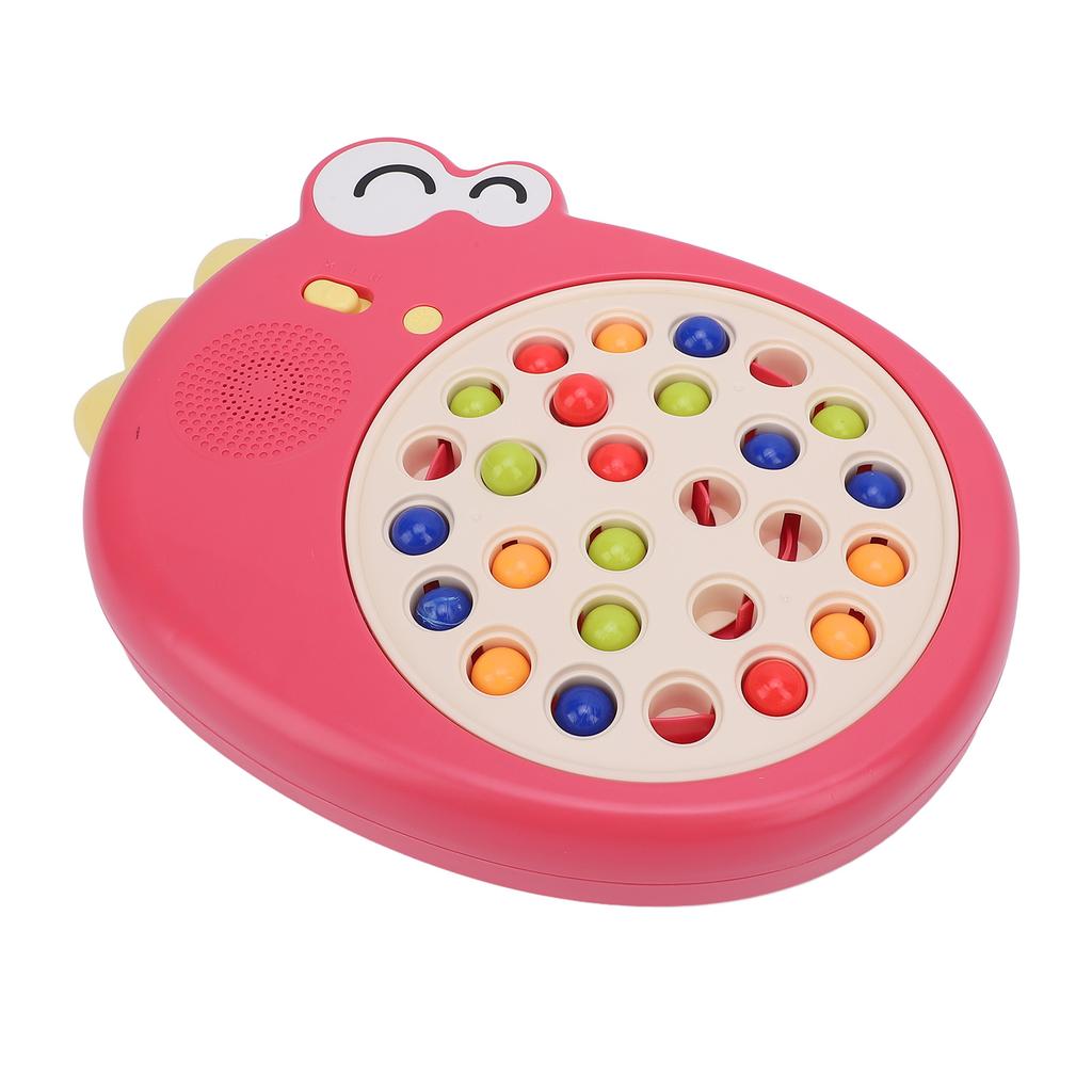 Children Chopstick Learning Toy Dinosaur Board Beads Game Color Sorting Toy for Early Education