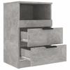 Nightstands 2 pcs Concrete Grey Particleboard