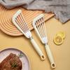 Silikon-Griff Fischbratspatel Hitzebeständiger Schmetterlingsspatel Spiegelei-Schaufel Antihaft-Pfanne