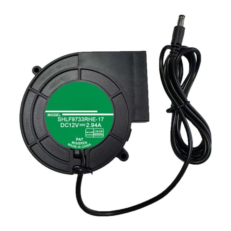 

High Power 12V 2.94A Air Circulator Blower Fan For Barbecue Outdoor Grilling Fire Pit Stove Charcoal Ignition 1.5M Cable 1