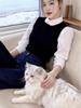 Elegant French-Style Two-Piece Long-Sleeved Shirt - Women's Spring 2026 Niche Design Top