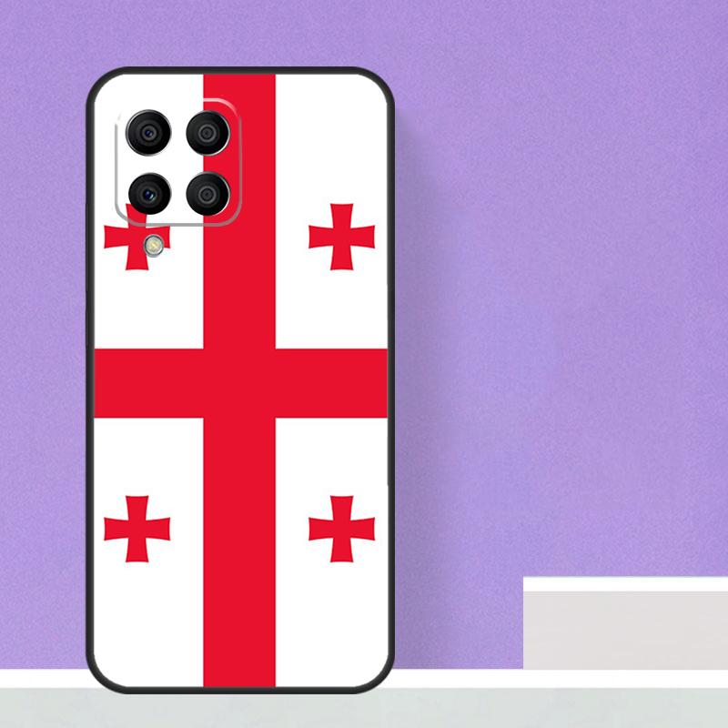 Georgia Grunge Flagge Für Samsung Galaxy M21 M51 M12 M32 M52 M13 M23 M33 M53 M34 M54 M30s M31s M15 M55 m20 Fall