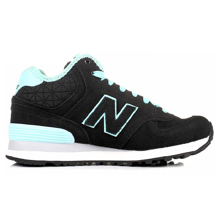New Balance 574 Black Aqua Women Sneakers Blue WH574GG