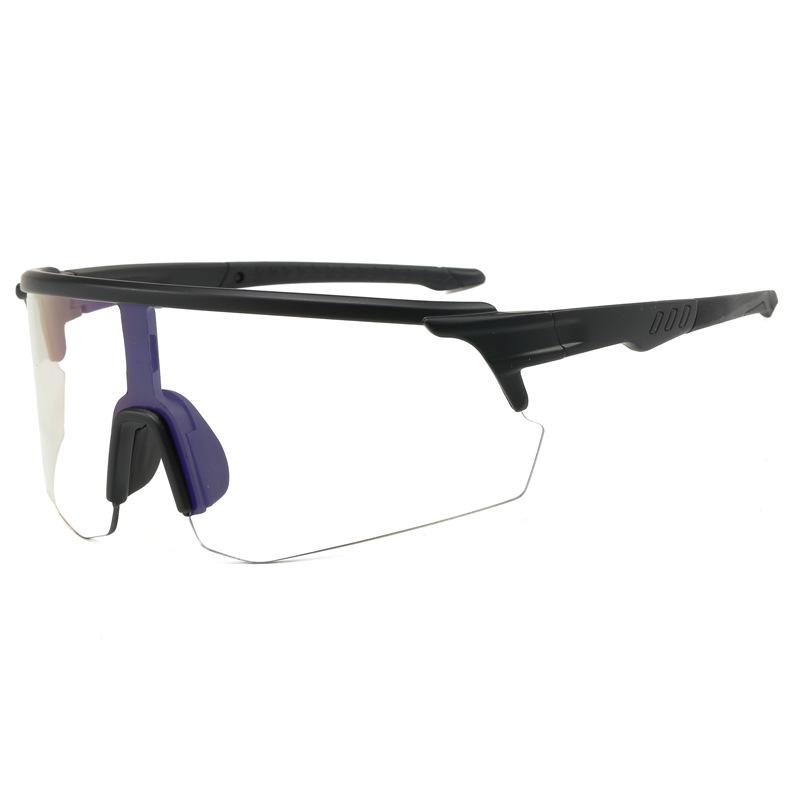 Lunettes de Cyclisme Vélo Lunettes de Protection Coupe-Vent Hommes Femmes Moto Lunettes de Soleil Changement de Couleur Protection UV 1058-1
