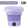 Foldable Washing Machine 8L With Drying Underwear Panties Socks 12W 3 Modes Automatic Washing Machine With Spinning Dry Washer