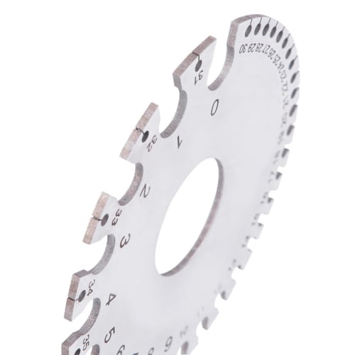 Hilitand Stainless Steel 2-Sided Round Wire Thickness Measuring Instrument Tester Ruler Gauge Diameter Tool for Wire Thickness Measurement