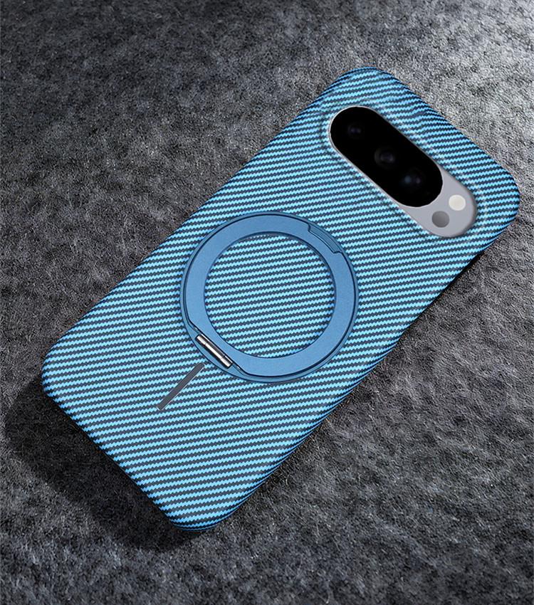 Google Pixel 10A/9ProXL Magnetic Carbon Fiber Stand Case
