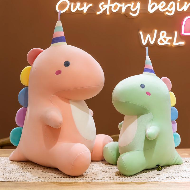 Cute Dinosaur Plush Toy Pillow - Large Size, Perfect Birthday Gift for Girls