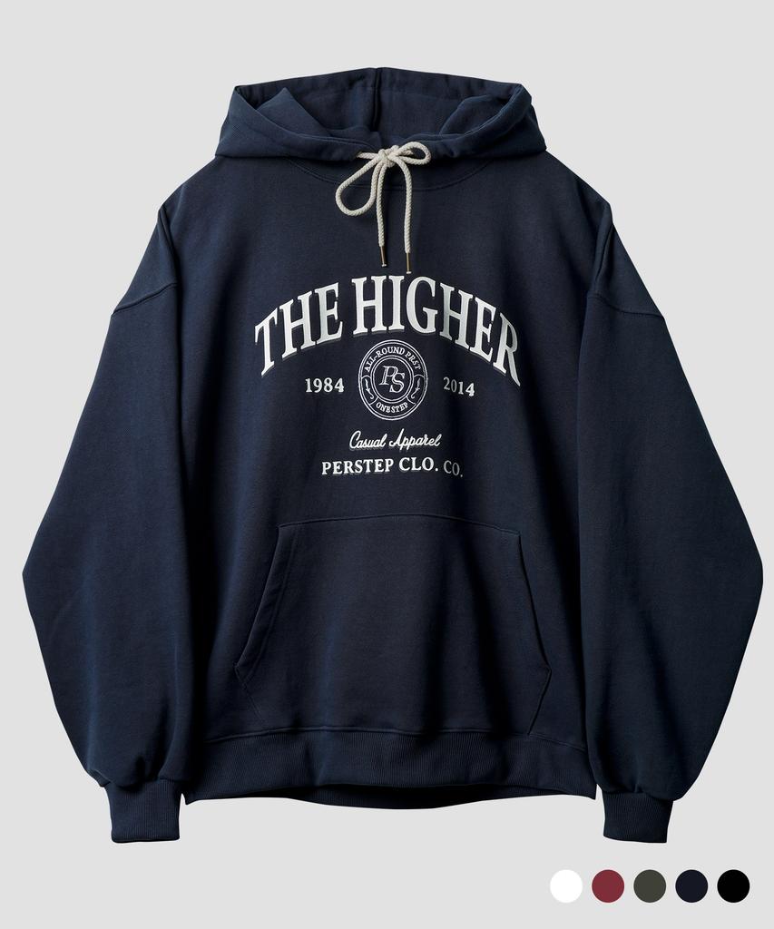 The Higher Heavyweight Hoodie Navy Juhd4665