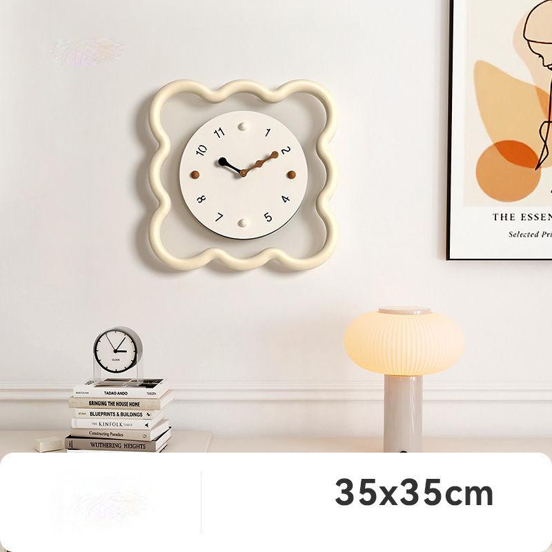 

Creative Cookie Shaped Living Room Wall Clock 2023 Wall Watch Silent Wall Clock Acrylic Glass Home Decorative Wall Clock ZE206