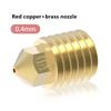 För Bambu Lab X1/P1P Munstycke 0.6 0.8 1.0Mm Härdat Stål Cht Kloning Mässingsmunstycke Uppgraderad Hotend Stål För Bambu Lab 3D-skrivare