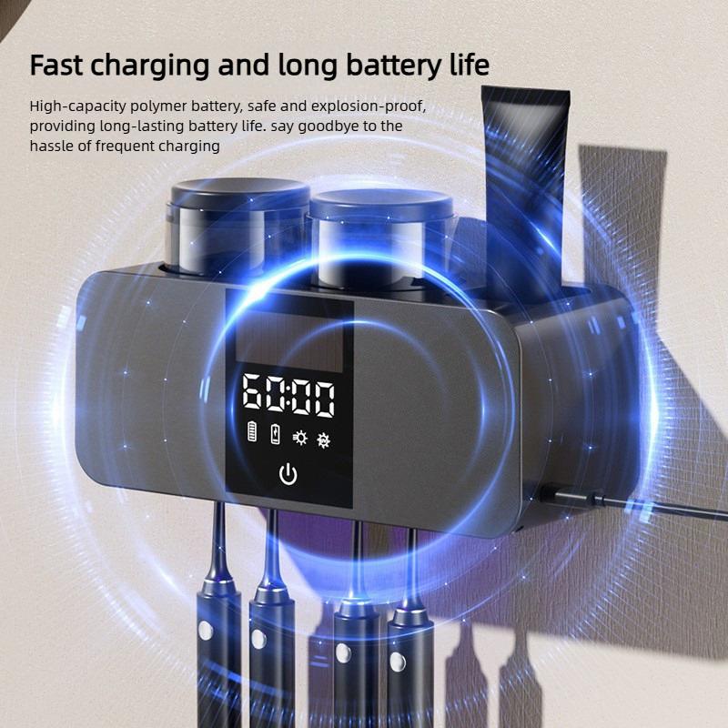 Intelligent Drying Toothbrush Holder Toothbrush Disinfector Wall Mounted Toothbrush Sterilizer Mouthwash Cup Set