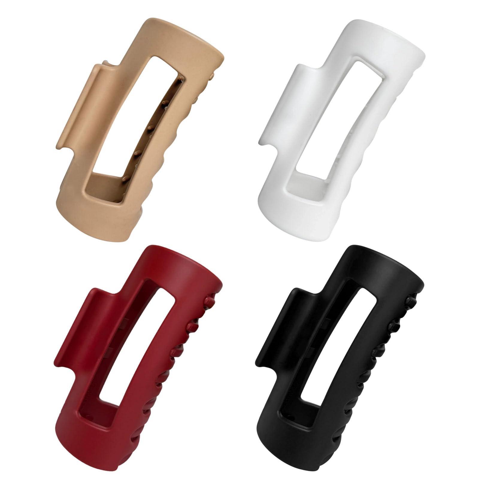 

Мягкая заколка для волос для женщин – Заколка с нежным захватом, Нескользящая, Безопасная для кожи головы и удобная, Легкая большая заколка для густых или тонких волос One Size