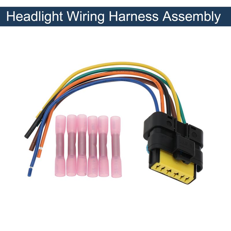 X Autohaux Headlight Wiring Harness Assembly for Renault Clio MK3 1999-2005 Taillight