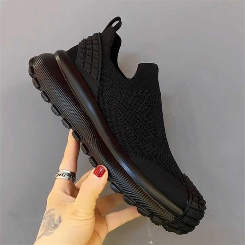

Весна 2025 года, новый мужской тренд, дышащая, удобная повседневная обувь с толстой подошвой и одной педалью, высококачественная легкая мужская обувь, тренд 39 чёрный