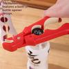 3 in1 Anti Scalding Clip Non-Slip Silicone Handle Anti-hot Bowl Plate Clips Thickened Ergonomic Bottle Cap Remover Kitchen Use
