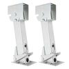 2PCS Stabilizer Jack 650lbs Support 1000lbs Lifting Capacity Galvanized Telescoping Adjustable Swing Down Stabilizer