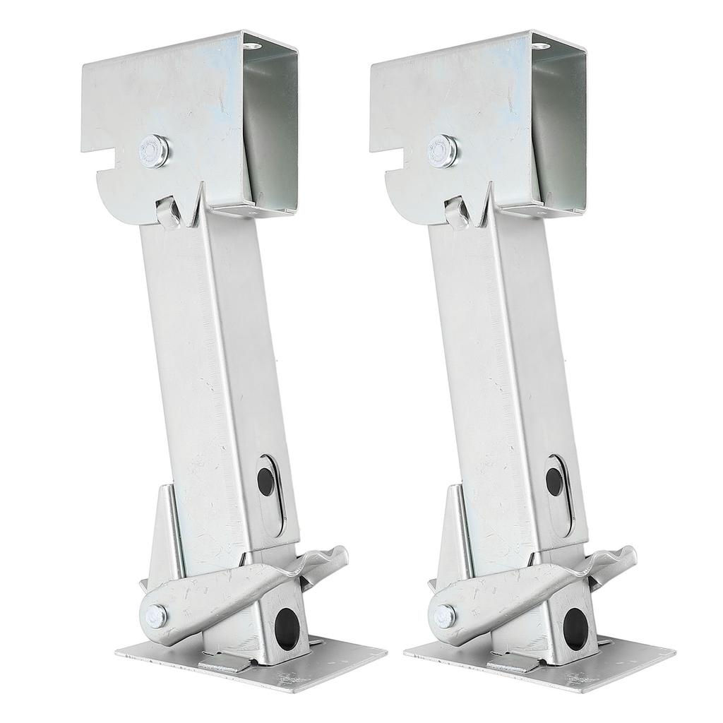 2PCS Stabilizer Jack 650lbs Support 1000lbs Lifting Capacity Galvanized Telescoping Adjustable Swing Down Stabilizer