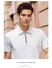 Durable Breathable Seamless POLO Logo Business Workwear Lapel T-shirt for Summer