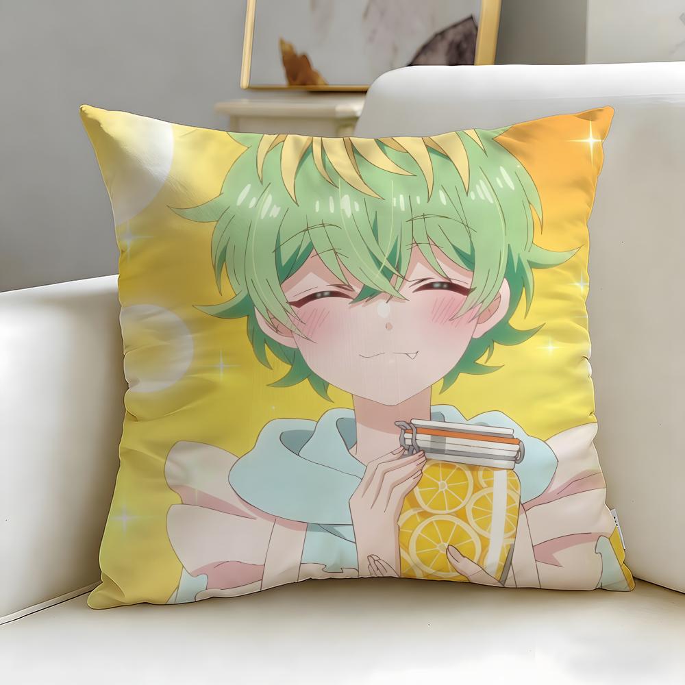 Tei no San Shimai wa Angai Choroi Cushion Cover Soft EasyWash Pillow Case Versatile for Couch Bed Travel and Office