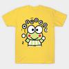 Women's Fashion Round Neck Short-sleeved Cut Of Keroppi Print T-shirt Summer Casual Slim T-shirt