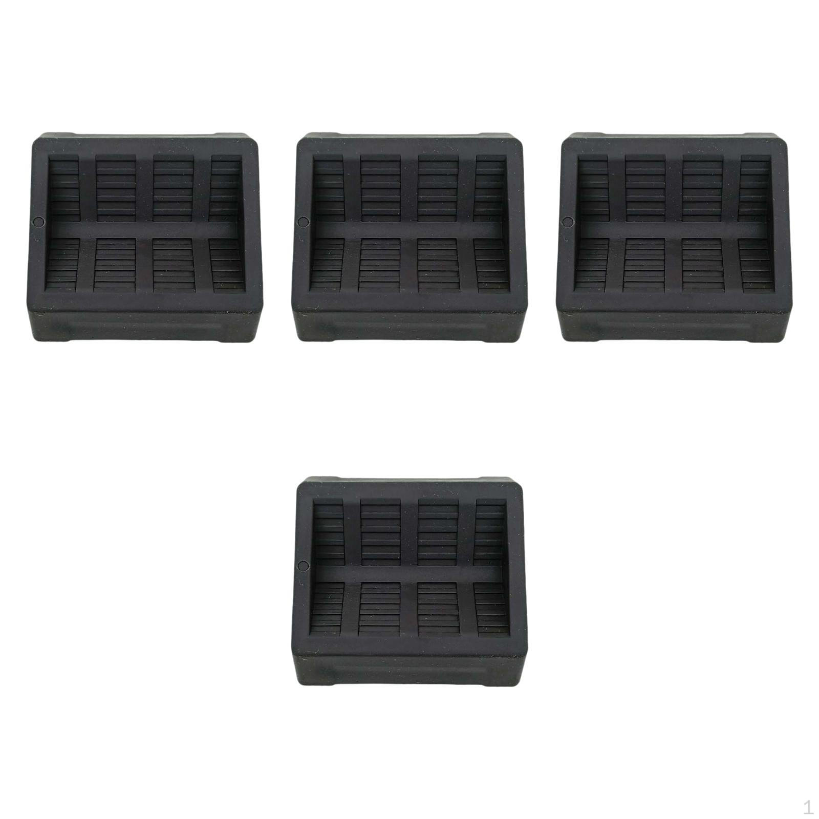 

4 шт. фиксаторы для кровати мебель чашки протектор пола подставка стопор подстаканник чёрный