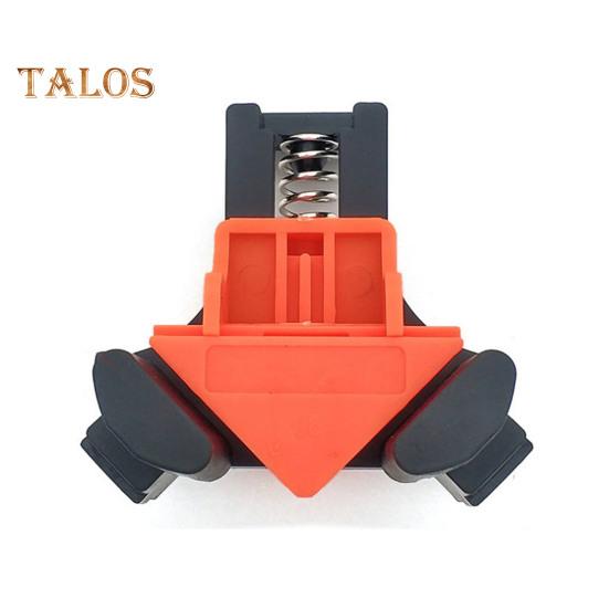 Convenient Woodworking Right Angle Clamp Red Plastic Clip-on No Assembly Durable Secure Grip Corner Clamp Carpentry Tool Set