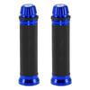 Motoforti Universal Motorcycle Hand Grips Cover Rubber Aluminum Alloy Handlebar Cover for Motorcycle Scooter Bicycle ATV 1pair