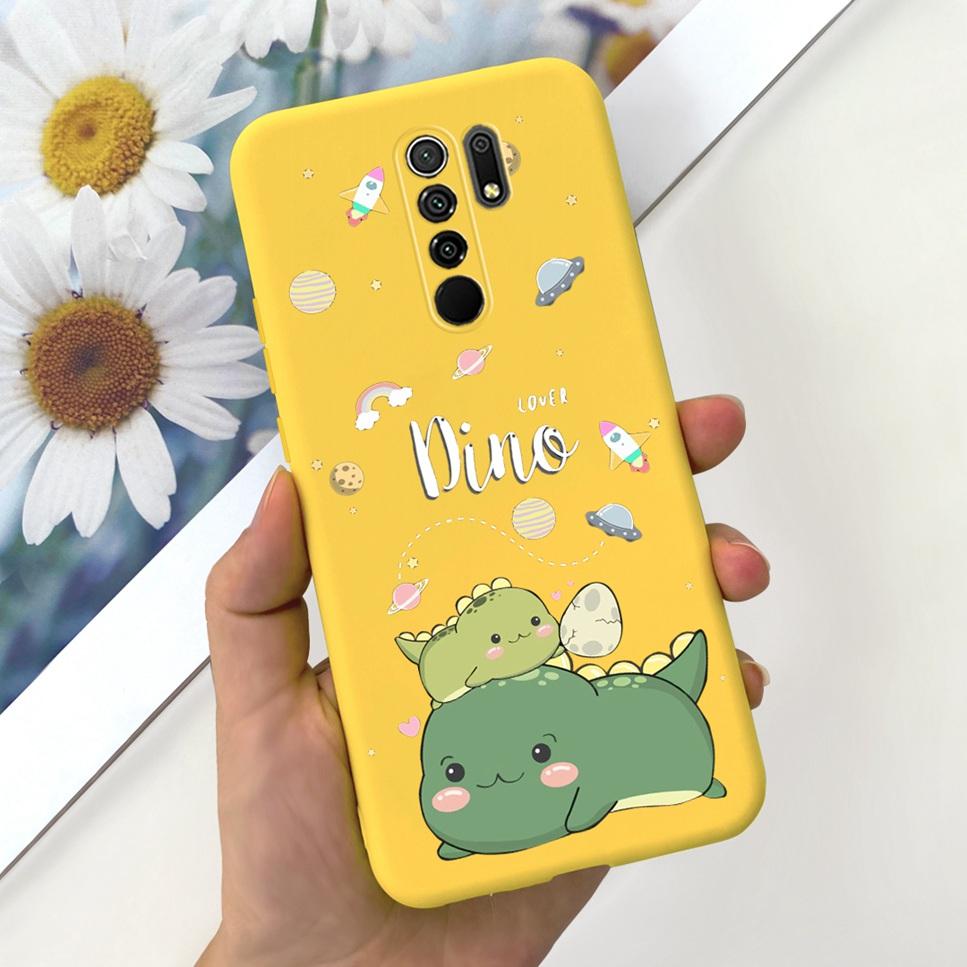 

For Xiaomi Redmi 9 6.53 Case Cute Astronaut Dinosaur Soft Silicone Back Cover Coque For Redmi 9 M2004J19G Bumper Phone Case Redmi 9
