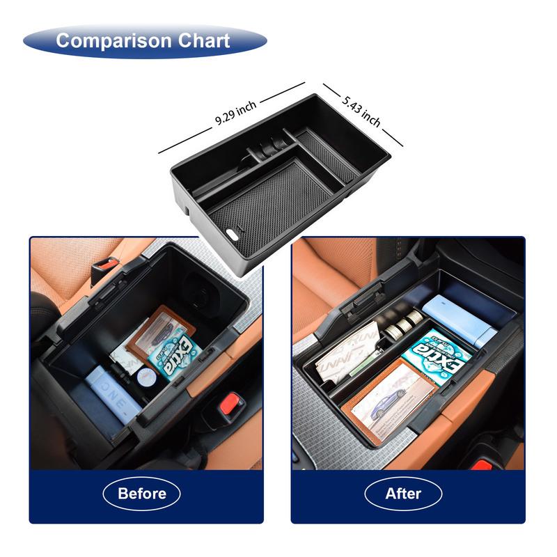 SixthSmoy Armrest Box For Toyota Venza   2024 Center Console Secondary Tray Car Storage Organizer ABS Car Accessories