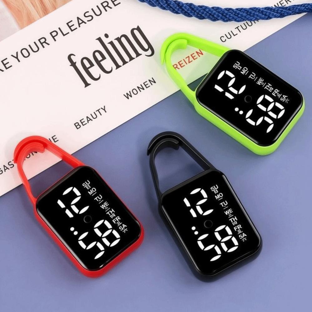 Portable Electronic Hanging Watch Digital Display Luminous Pocket Watch  Stylish Accessory