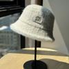 New Plush Fisherman Hat Women's Autumn and Winter New Thick Warm Basin Hat Korean Style Atmosphere Big Head Bucket