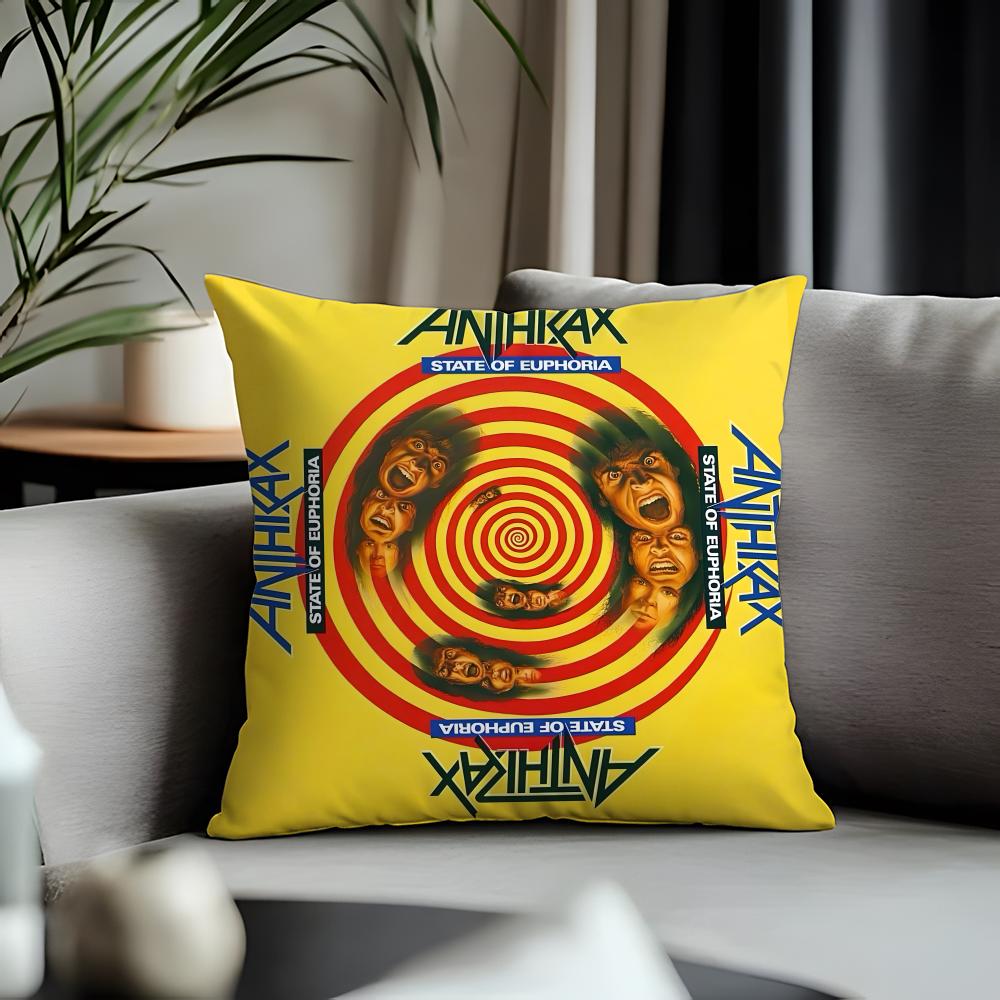 Fashion Aanthraxiou Cushion Cover Antidustmite Pillowcase Invisible Zipper Silky Short Plush Sofa Cushion Cover