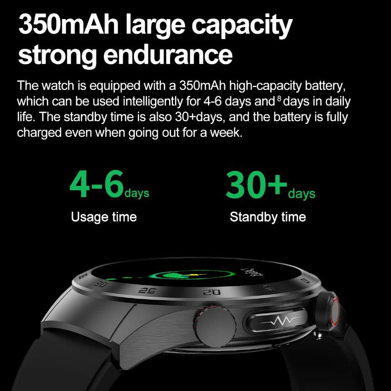 2025 Nové chytré hodinky se safírovým sklem pro neinvazivní monitorování zdraví, laserová terapie, krevní tuk, kyselina močová, EKG, chytré hodinky pro Xiaomi