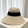 Big Brim Bucket Hat Women's Summer Sun Protection Visor Versatile Face Small Seaside Travel UV Protection Hat
