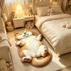 Non-Slip Home Decor Carpet Anti-fouling Dog-Shaped Floor Mat Cartoon Carpet  for Bathroom Entrance